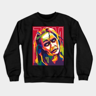 zombie halloween wpap Crewneck Sweatshirt